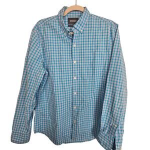 Bonobos Dress Shirt Blue Standard Fit Men M Button Down Shirt Business Casual